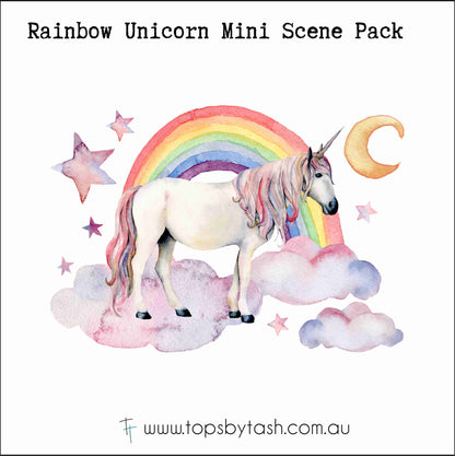 Wall Decals - Rainbow Unicorn collection