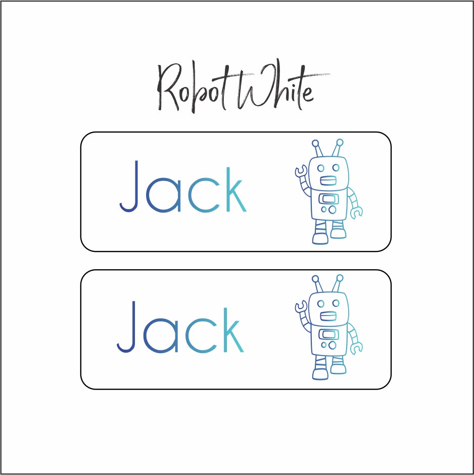 Name Label Waterproof Stickers - qty 48 - Medium 52mmx20mm