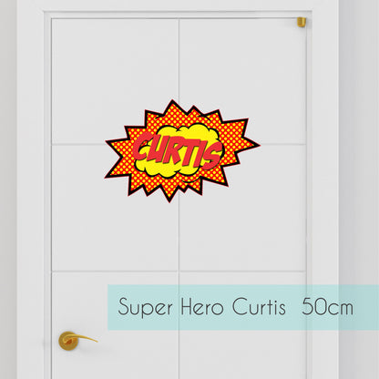 Fabric Wall/Door Name Decal