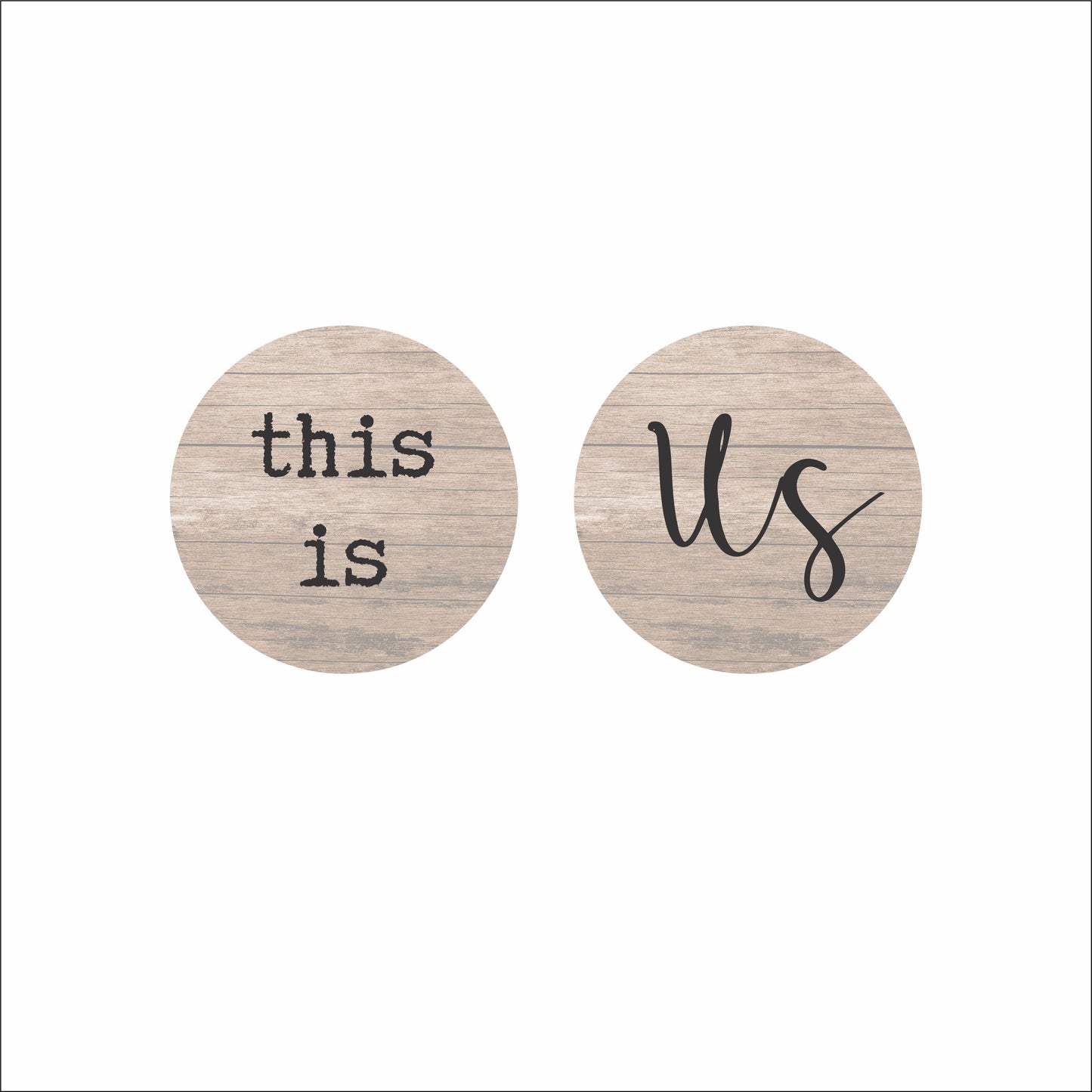 Fabric Photo Wall Decals - Set of 3 Square with BONUS