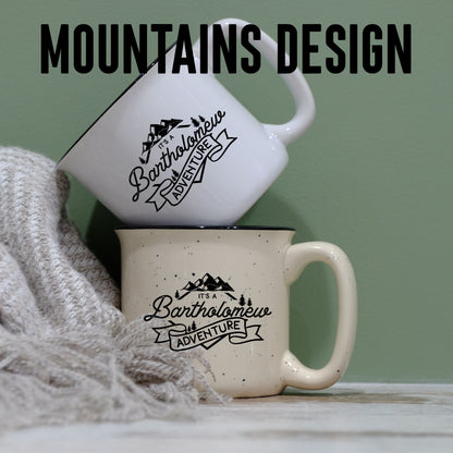 Custom personalised advetnure mug printing
