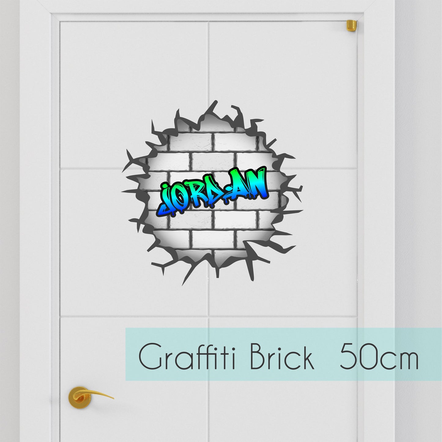 Fabric Wall/Door Name Decal