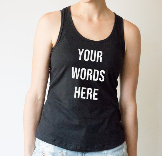 Ideal Racerback tank top - Custom
