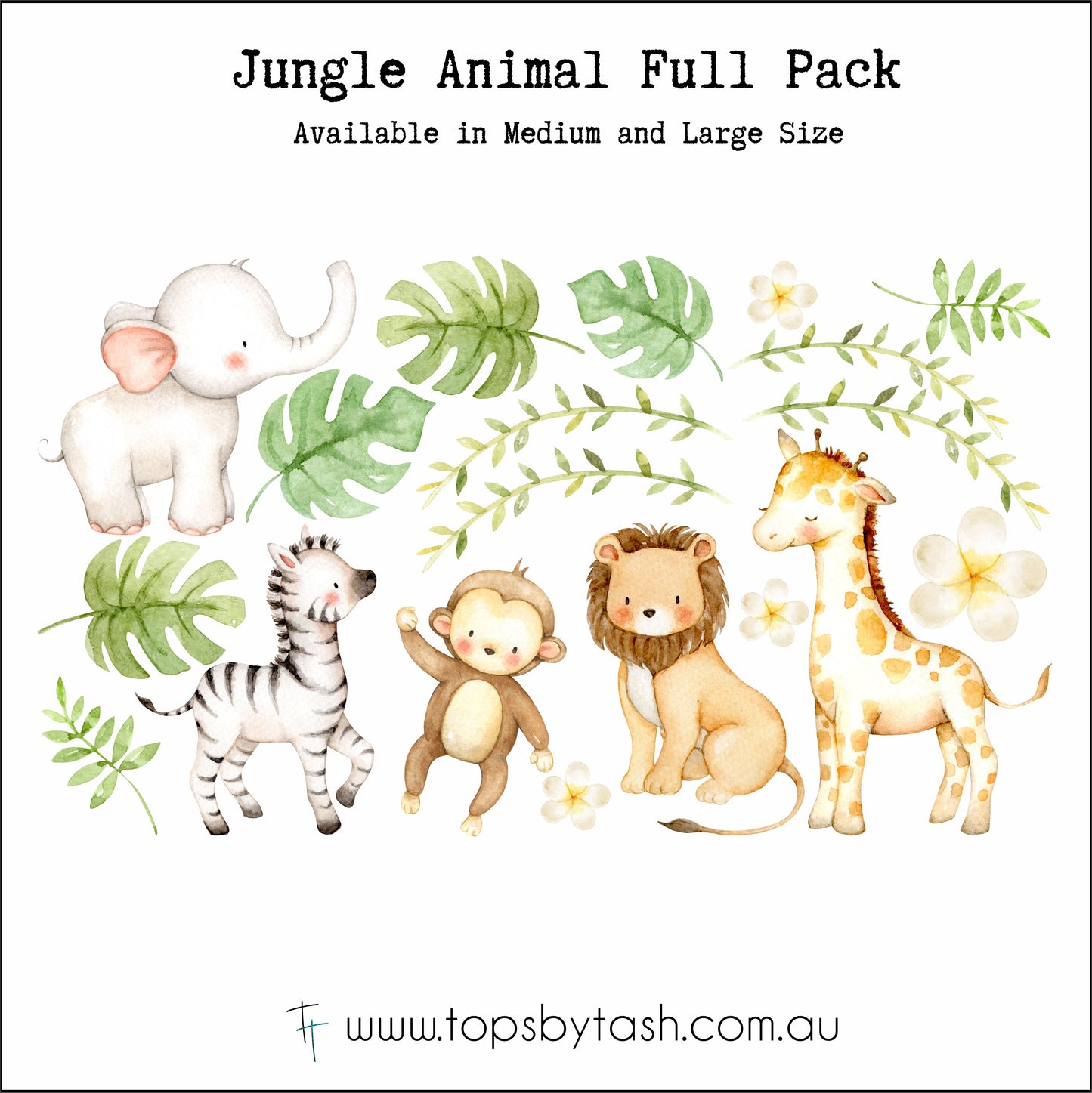 Wall Decals - Jungle Animals