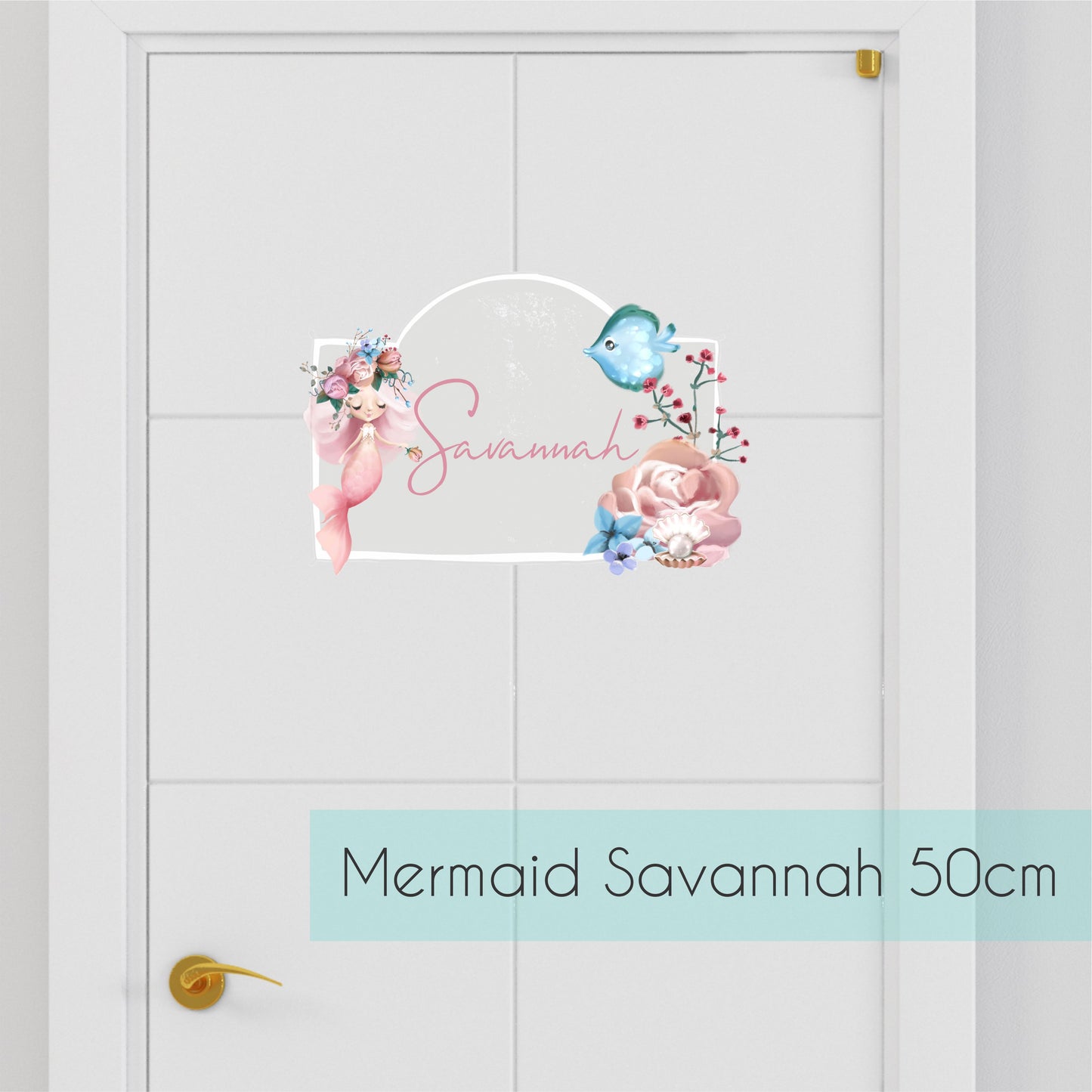 Fabric Wall/Door Name Decal