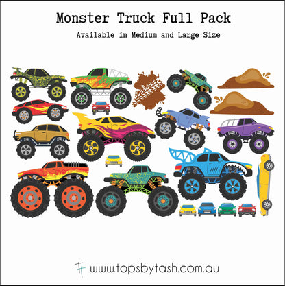 Wall Decals - Monster Trucks