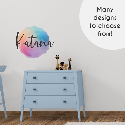 Fabric Wall/Door Name Decal