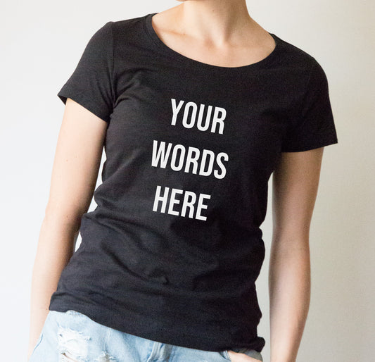 Slub cotton Tee - Custom - Clearance