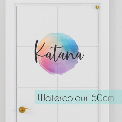Fabric Wall/Door Name Decal